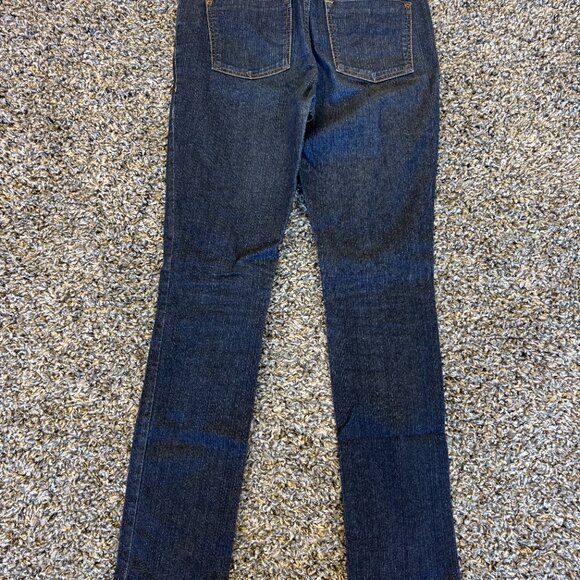 DKNY Women’s High-Rise Skinny Jeans – Dark Wash Denim - Picture 3 of 3